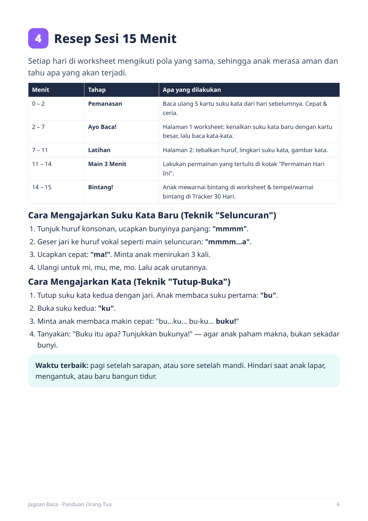 Contoh panduan